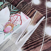 5 ft x 7 ft Printed Vinyl Photo Backdrop Brown Wood Design Party Banner BKDP_VIN_5X7_WOD01