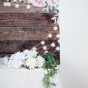 5 ft x 7 ft Printed Vinyl Photo Backdrop Brown Wood Design Party Banner BKDP_VIN_5X7_WOD01