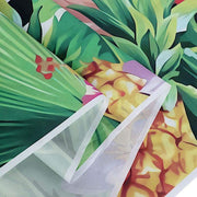 5 ft x 7 ft Printed Vinyl Photo Backdrop Stripes with Flamingo Party Banner BKDP_VIN_5X7_ANML01