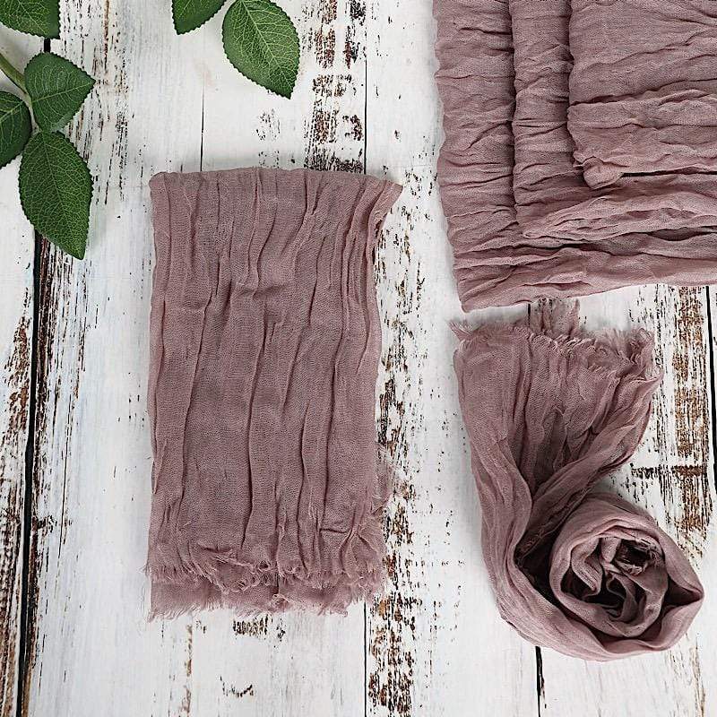 5 Gauze Cheesecloth Cotton Dinner Napkins