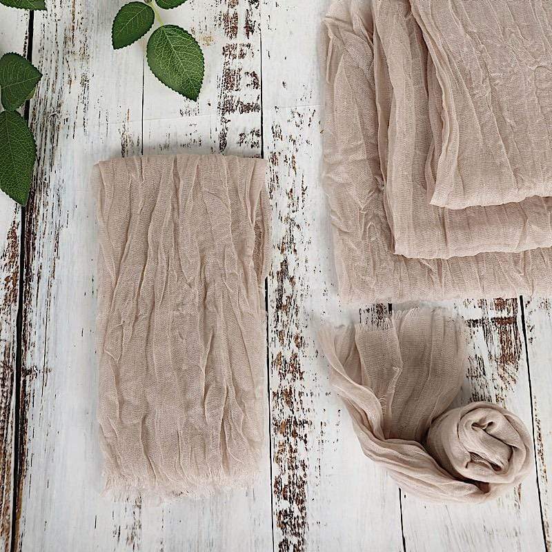 5 Gauze Cheesecloth Cotton Dinner Napkins