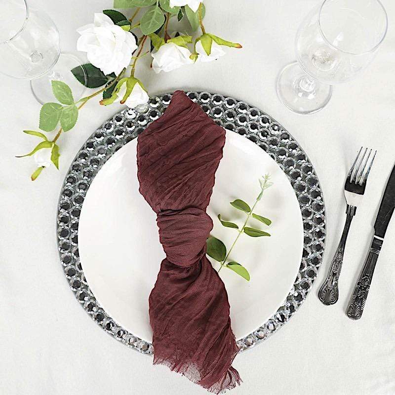 5 Gauze Cheesecloth Cotton Dinner Napkins