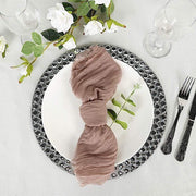 5 Gauze Cheesecloth Cotton Dinner Napkins