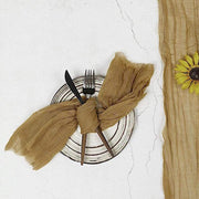 5 Gauze Cheesecloth Cotton Dinner Napkins