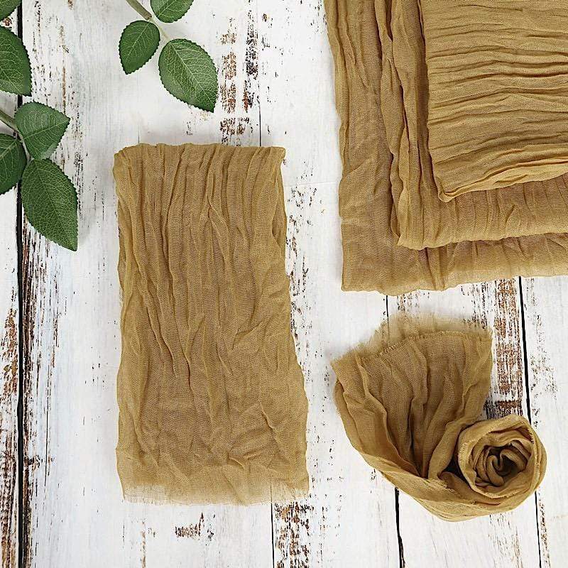 5 Gauze Cheesecloth Cotton Dinner Napkins