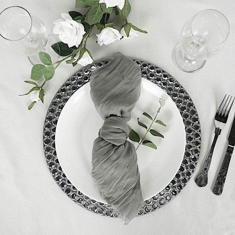 5 Gauze Cheesecloth Cotton Dinner Napkins