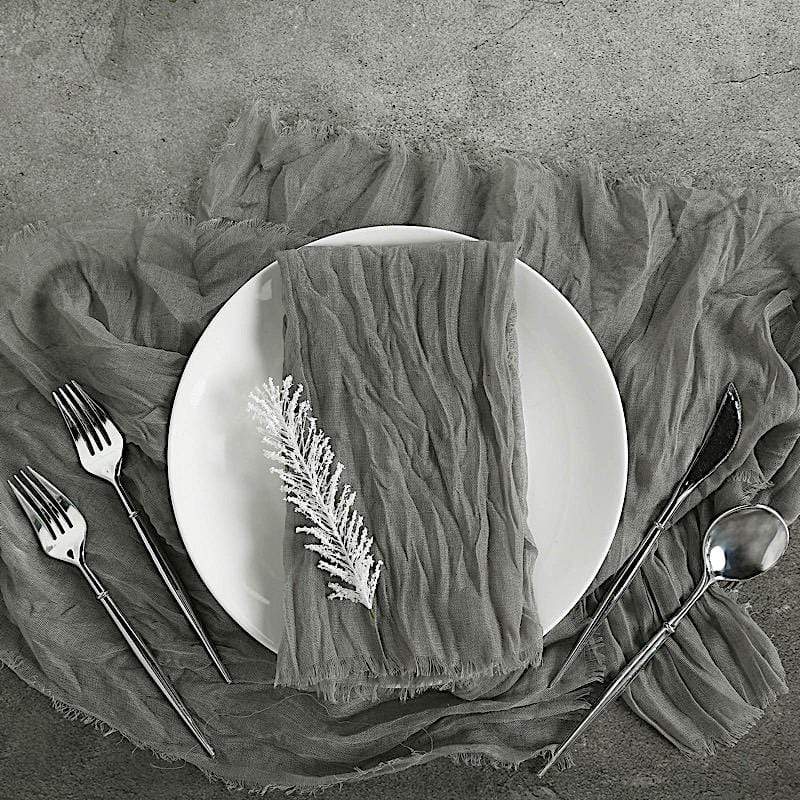 5 Gauze Cheesecloth Cotton Dinner Napkins