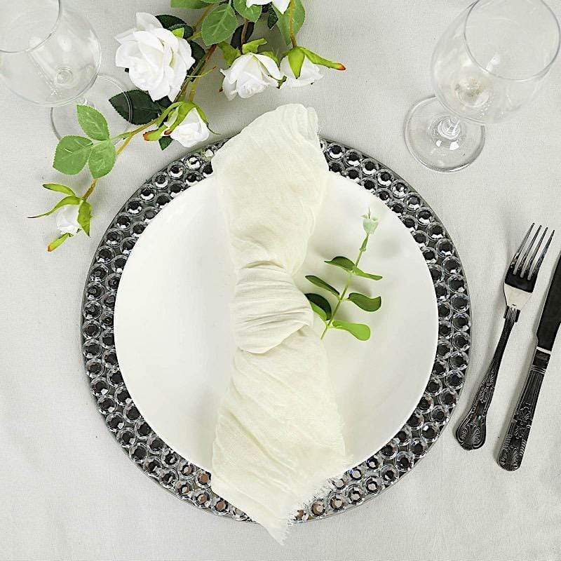 5 Gauze Cheesecloth Cotton Dinner Napkins