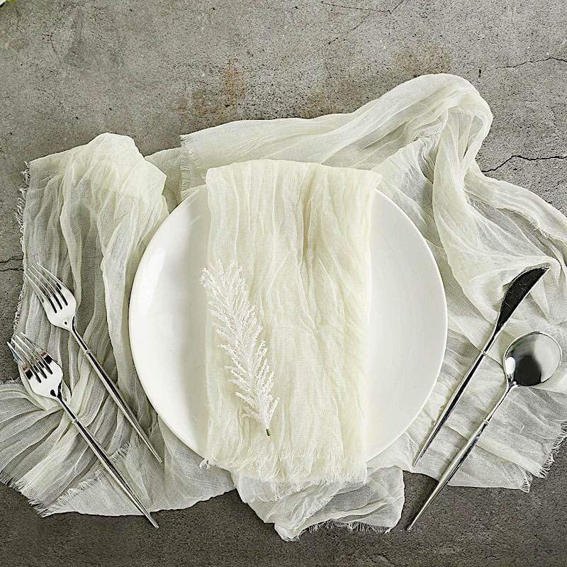 5 Gauze Cheesecloth Cotton Dinner Napkins