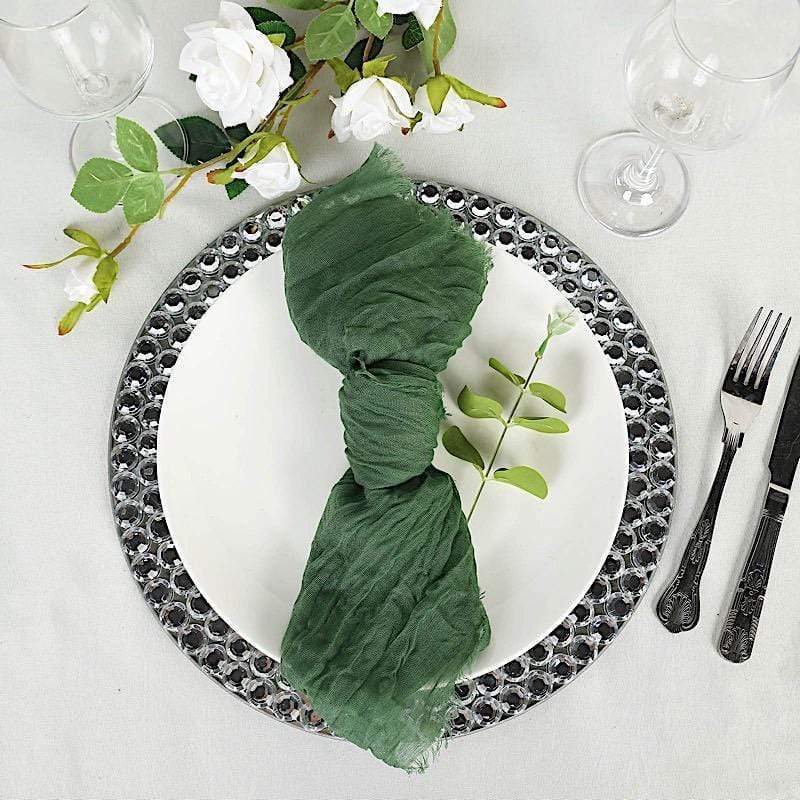 5 Gauze Cheesecloth Cotton Dinner Napkins