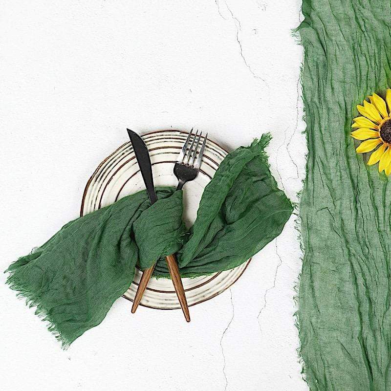 5 Gauze Cheesecloth Cotton Dinner Napkins