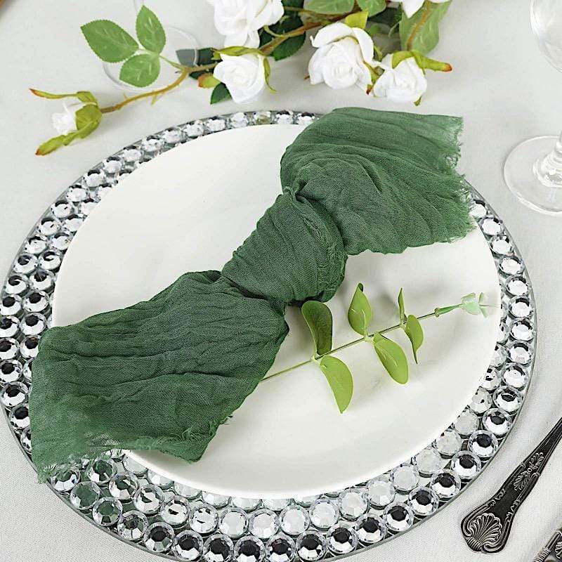 5 Gauze Cheesecloth Cotton Dinner Napkins