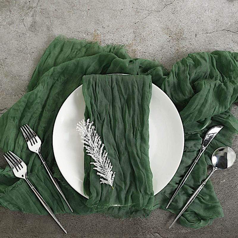 5 Gauze Cheesecloth Cotton Dinner Napkins