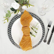 5 Gauze Cheesecloth Cotton Dinner Napkins