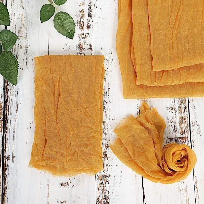 5 Gauze Cheesecloth Cotton Dinner Napkins