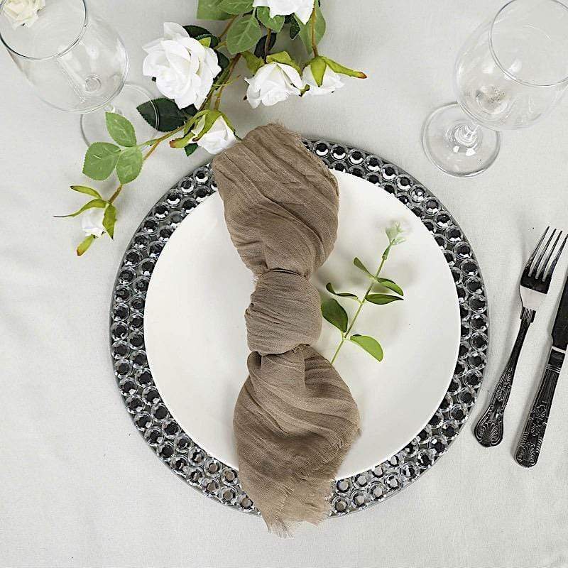5 Gauze Cheesecloth Cotton Dinner Napkins