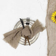 5 Gauze Cheesecloth Cotton Dinner Napkins