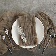 5 Gauze Cheesecloth Cotton Dinner Napkins