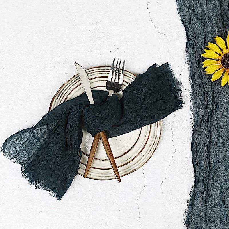 5 Gauze Cheesecloth Cotton Dinner Napkins