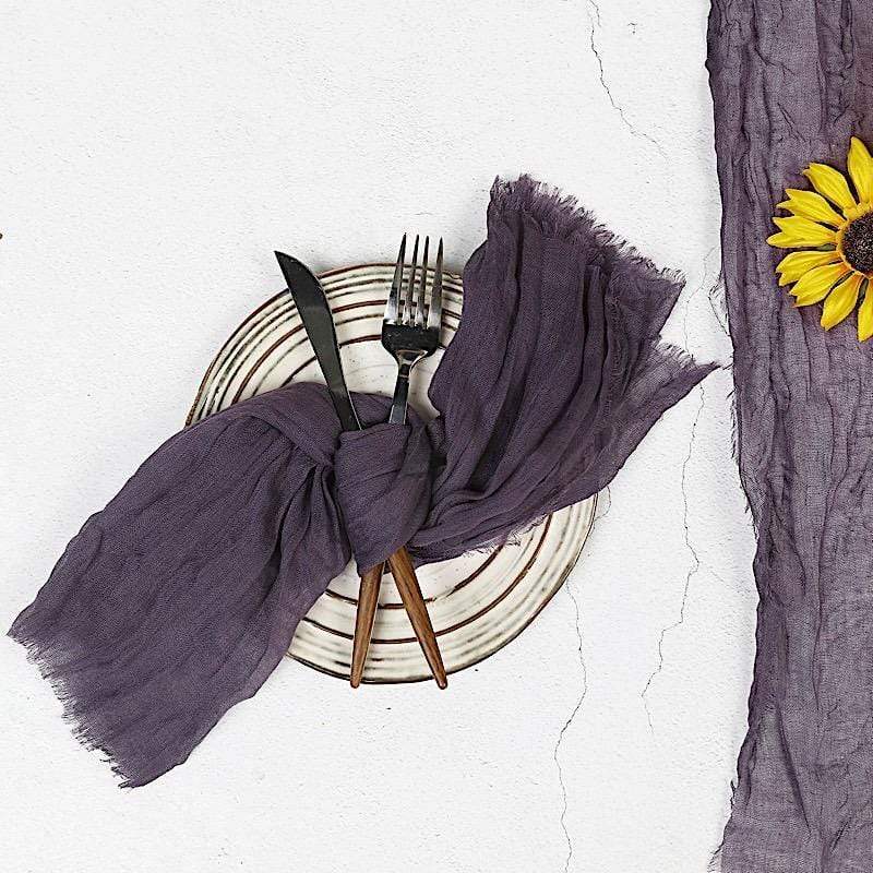 5 Gauze Cheesecloth Cotton Dinner Napkins