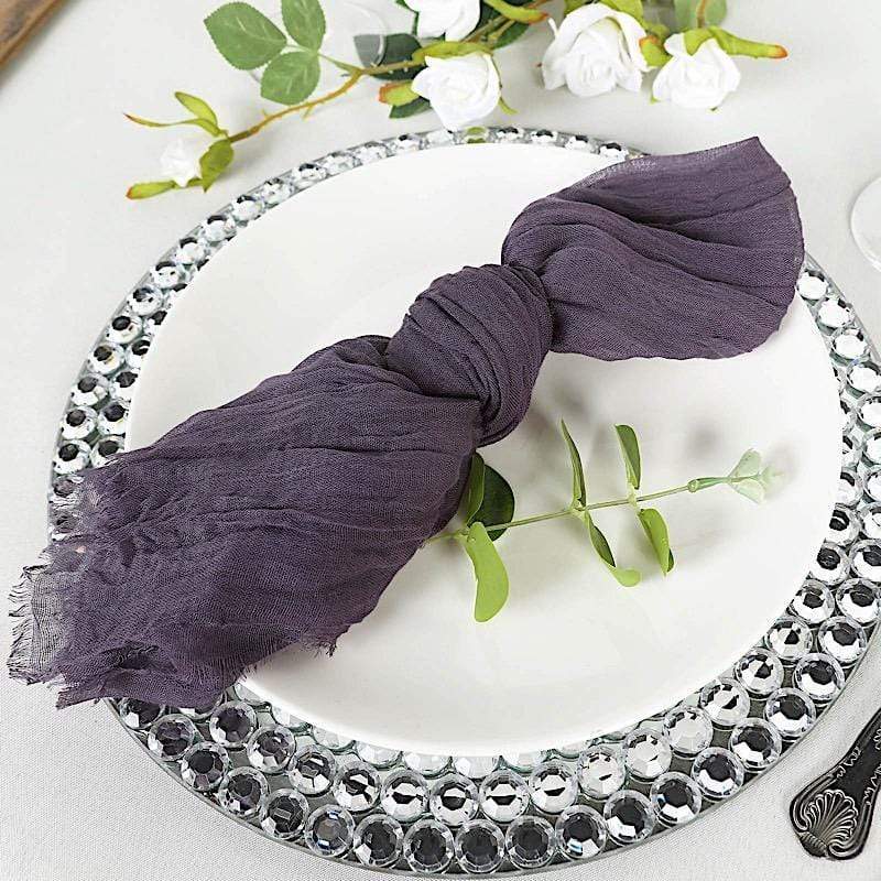 5 Gauze Cheesecloth Cotton Dinner Napkins