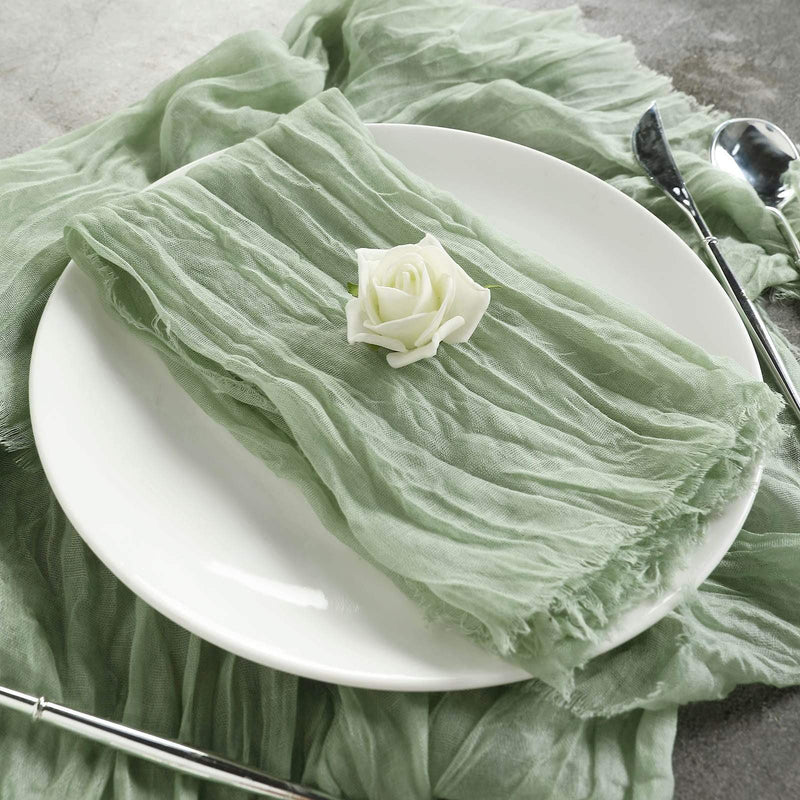 5 Gauze Cheesecloth Cotton Dinner Napkins