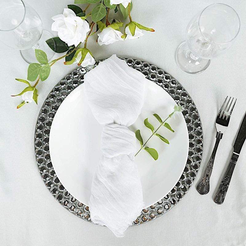 5 Gauze Cheesecloth Cotton Dinner Napkins