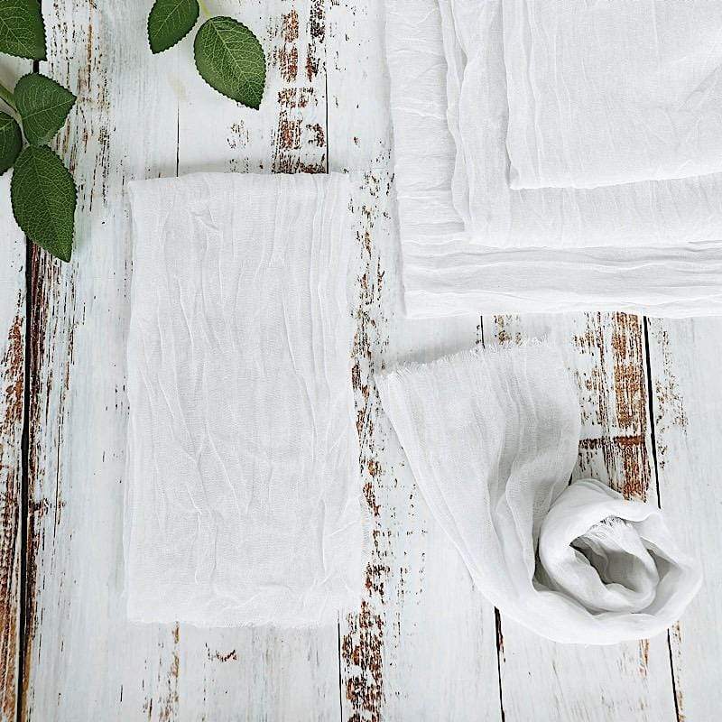 5 Gauze Cheesecloth Cotton Dinner Napkins