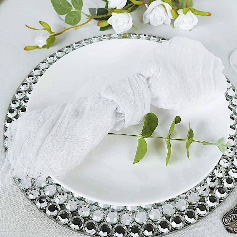 5 Gauze Cheesecloth Cotton Dinner Napkins
