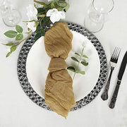 5 Gauze Cheesecloth Cotton Dinner Napkins