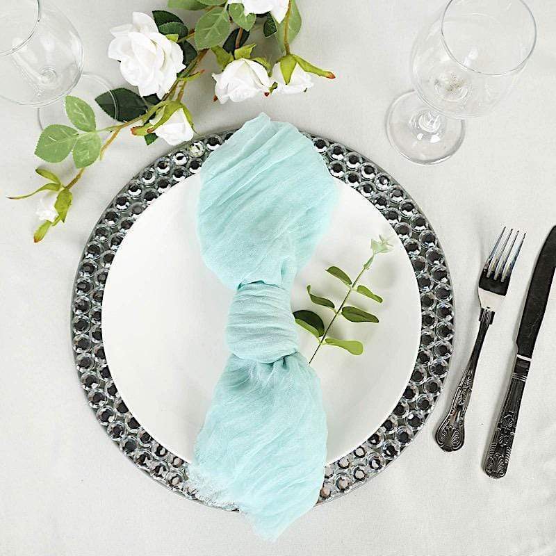 5 Gauze Cheesecloth Cotton Dinner Napkins
