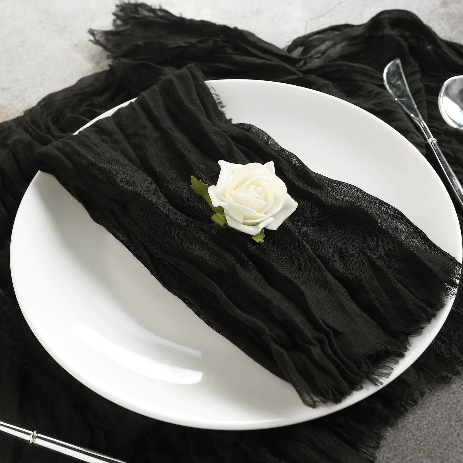 5 Gauze Cheesecloth Cotton Dinner Napkins