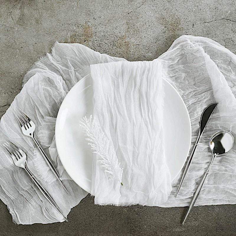 5 Gauze Cheesecloth Cotton Dinner Napkins