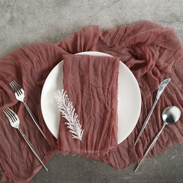 5 Gauze Cheesecloth Cotton Dinner Napkins