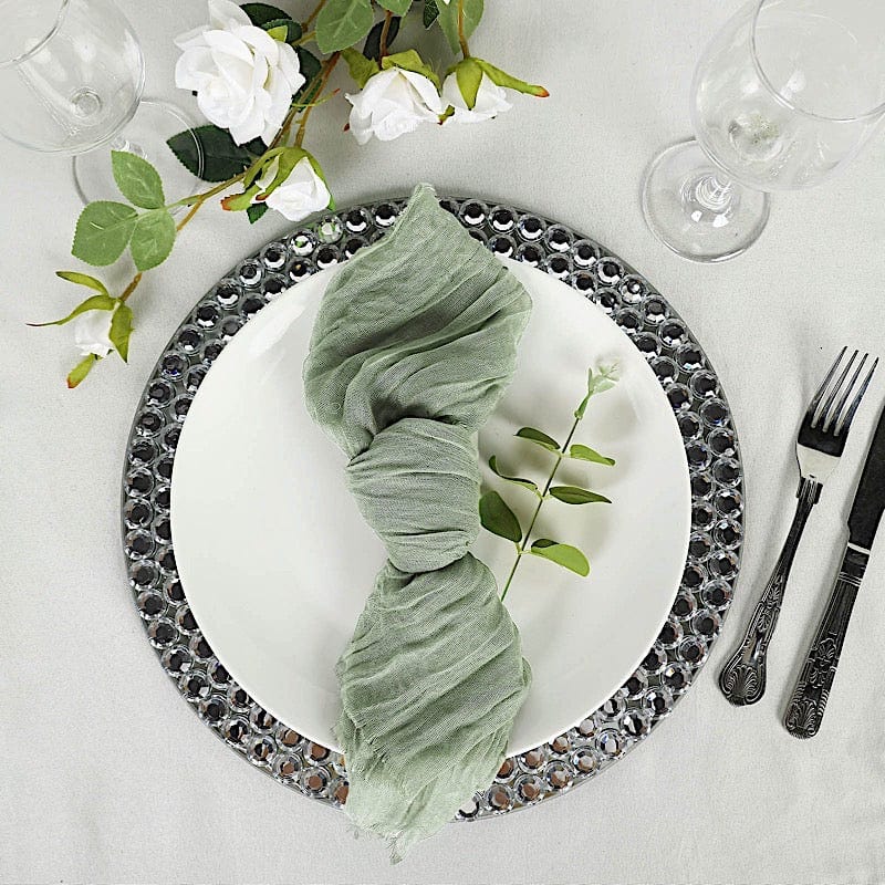 5 Gauze Cheesecloth Cotton Dinner Napkins