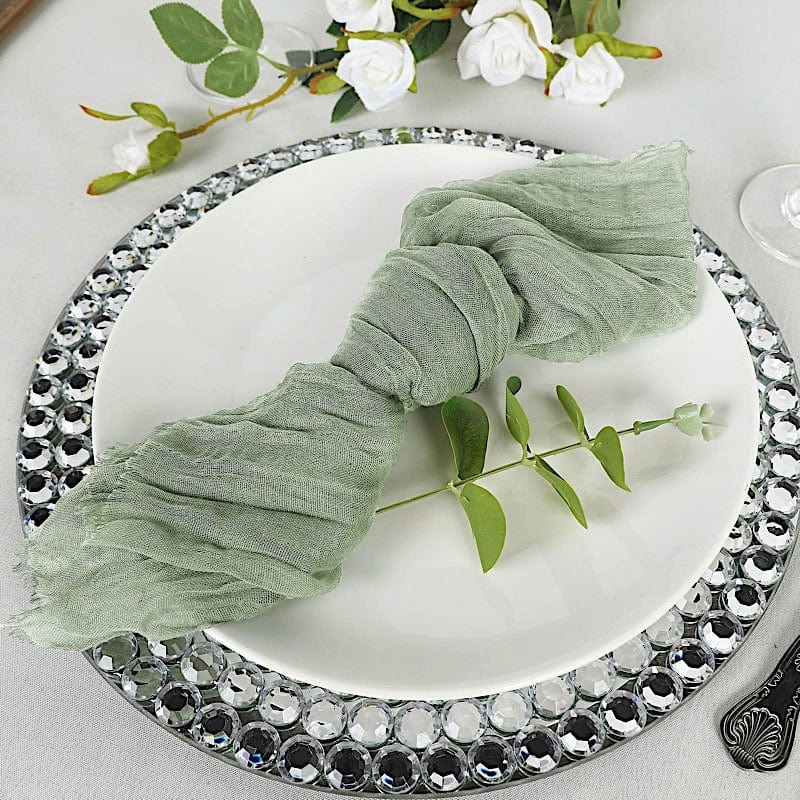 5 Gauze Cheesecloth Cotton Dinner Napkins