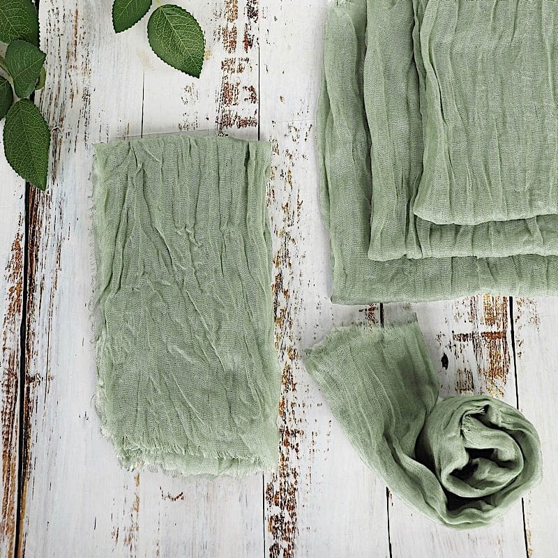 5 Gauze Cheesecloth Cotton Dinner Napkins
