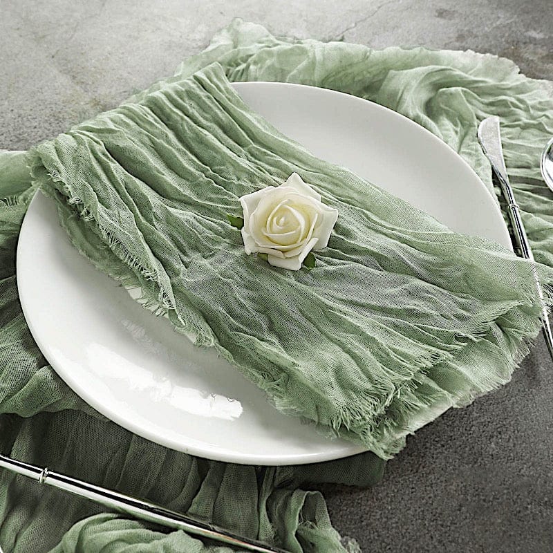 5 Gauze Cheesecloth Cotton Dinner Napkins