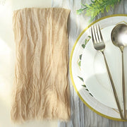 5 Gauze Cheesecloth Cotton Dinner Napkins