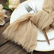 5 Gauze Cheesecloth Cotton Dinner Napkins