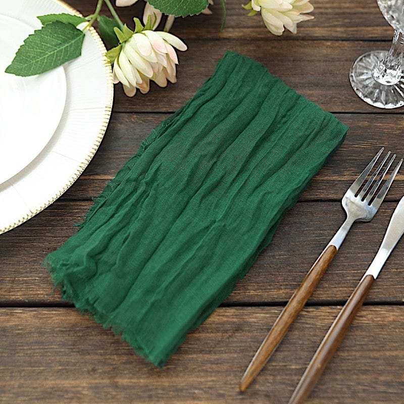 5 Gauze Cheesecloth Cotton Dinner Napkins
