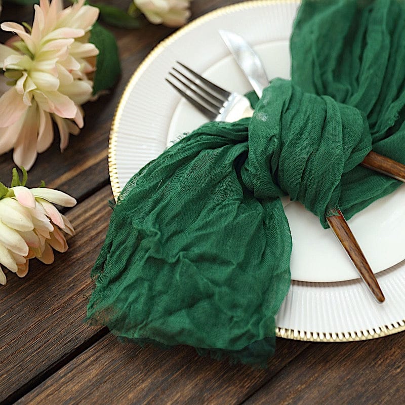 5 Gauze Cheesecloth Cotton Dinner Napkins