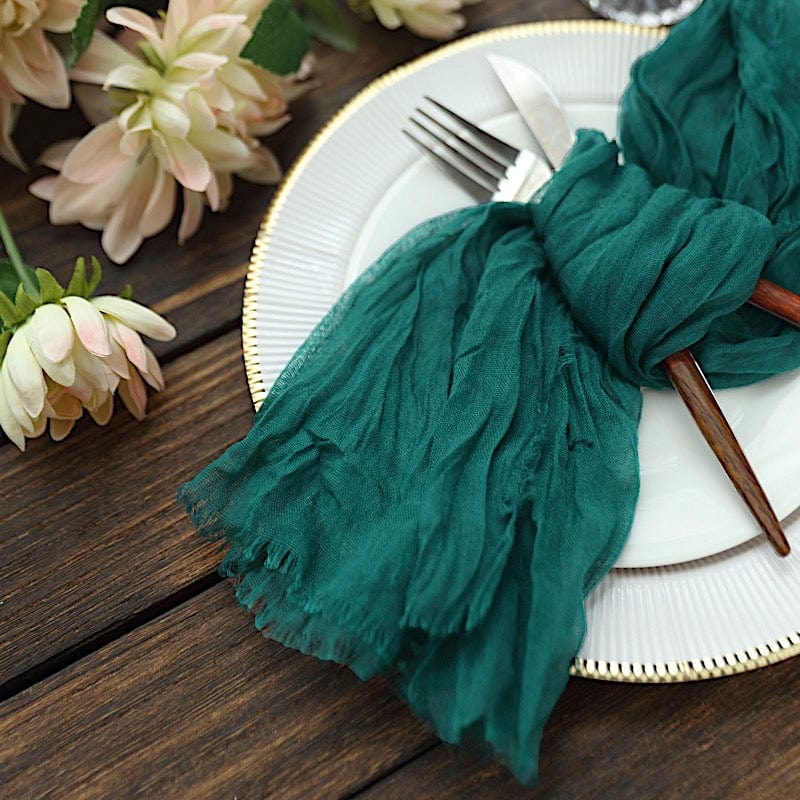 5 Gauze Cheesecloth Cotton Dinner Napkins