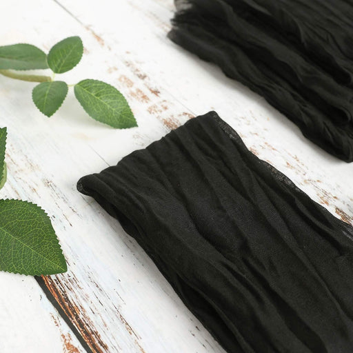 5 Gauze Cheesecloth Cotton Dinner Napkins NAP_CHES_BLK
