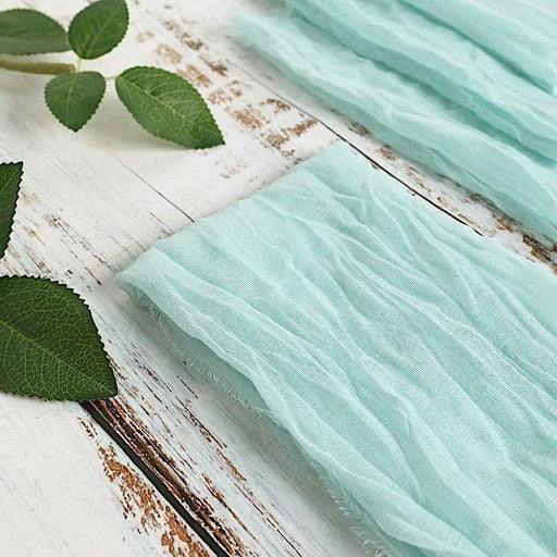 5 Gauze Cheesecloth Cotton Dinner Napkins NAP_CHES_BLUE