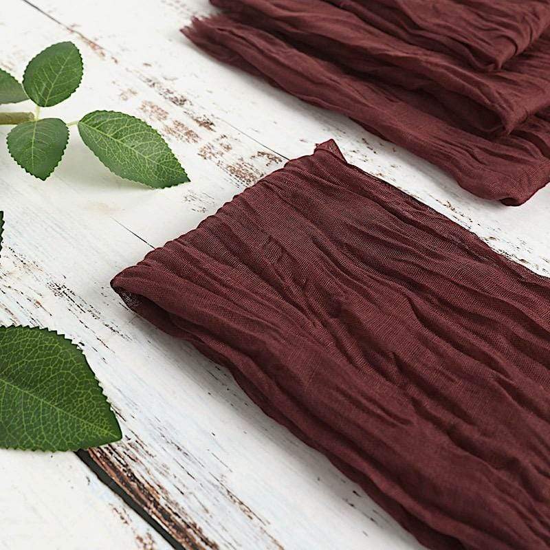 5 Gauze Cheesecloth Cotton Dinner Napkins NAP_CHES_BURG