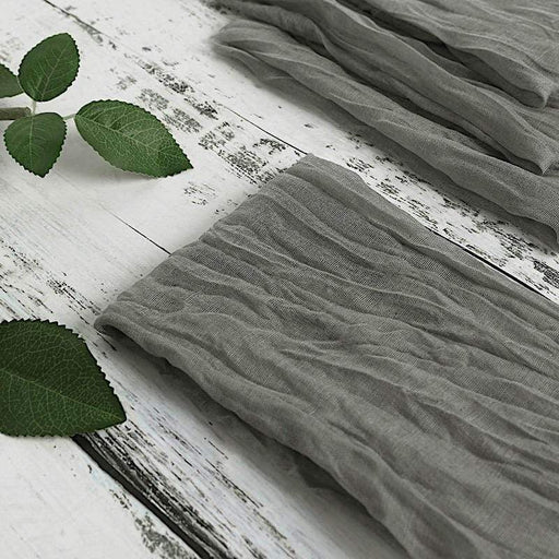 5 Gauze Cheesecloth Cotton Dinner Napkins NAP_CHES_GRAY