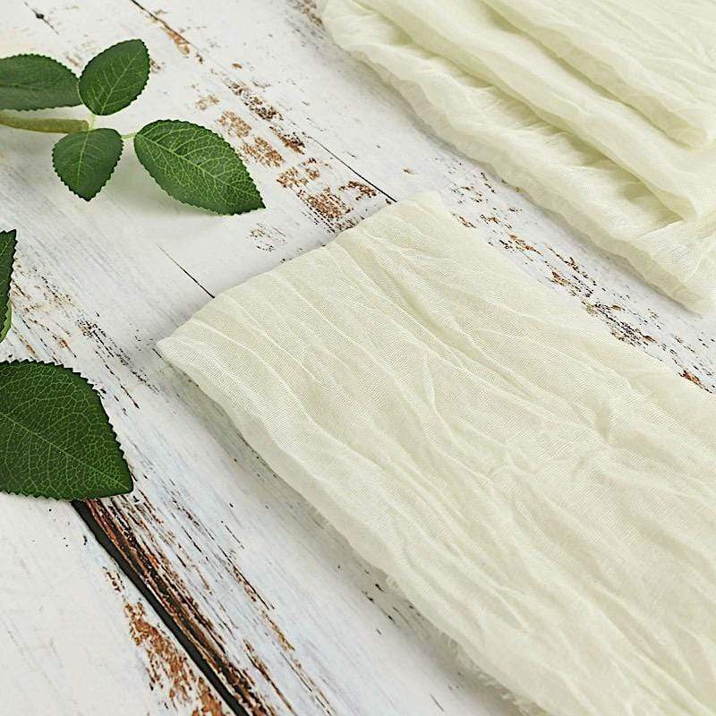 5 Gauze Cheesecloth Cotton Dinner Napkins NAP_CHES_IVR