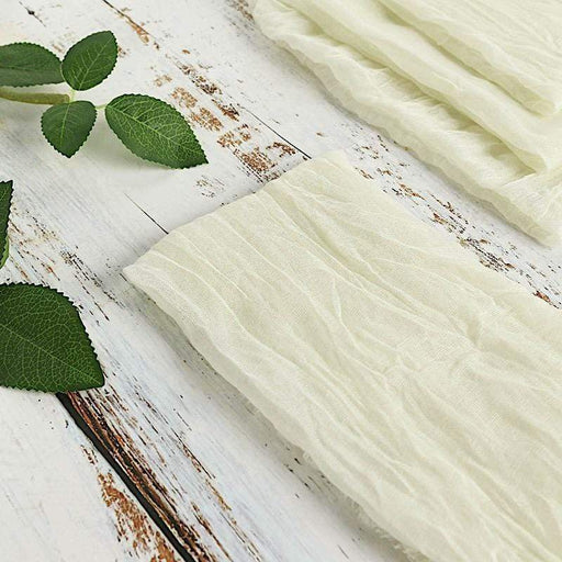 5 Gauze Cheesecloth Cotton Dinner Napkins NAP_CHES_IVR