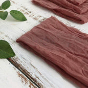 5 Gauze Cheesecloth Cotton Dinner Napkins NAP_CHES_MAUV
